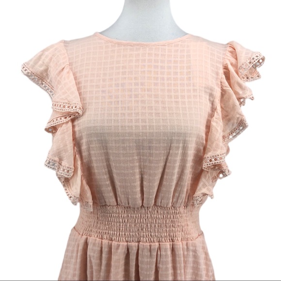 Sage Peachy Cream Mini Dress, NWT, Size XL - Picture 2 of 7